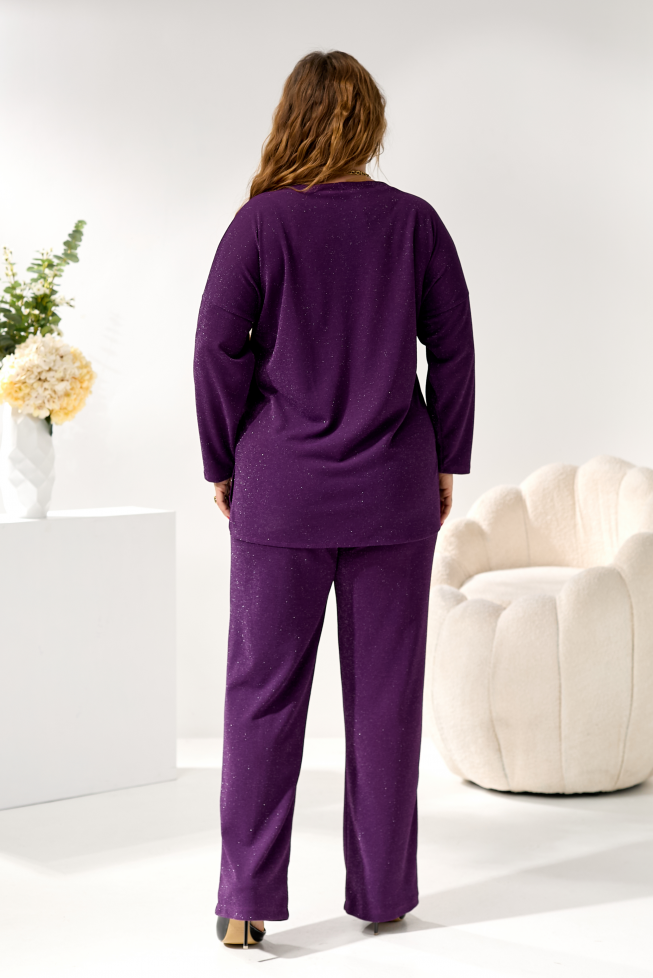 Костюм святковий фіолетовий артикул 652