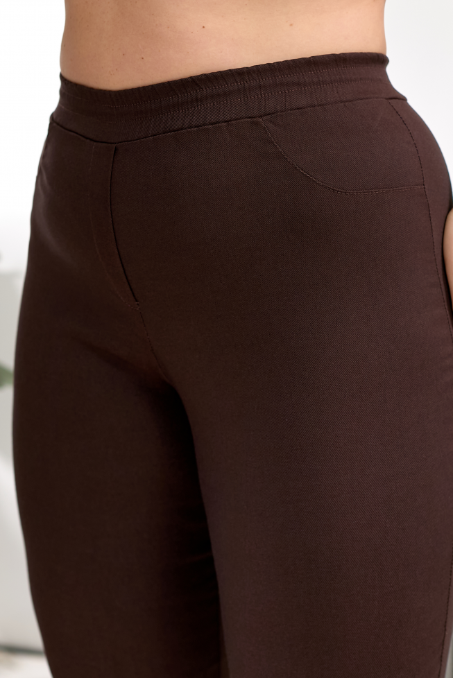 Джегінси на весну шоколад артикул 655