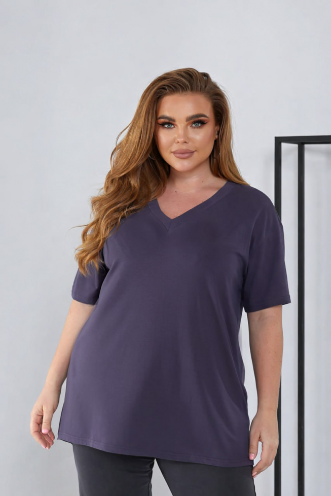 Футболка-туніка графіт артикул 660