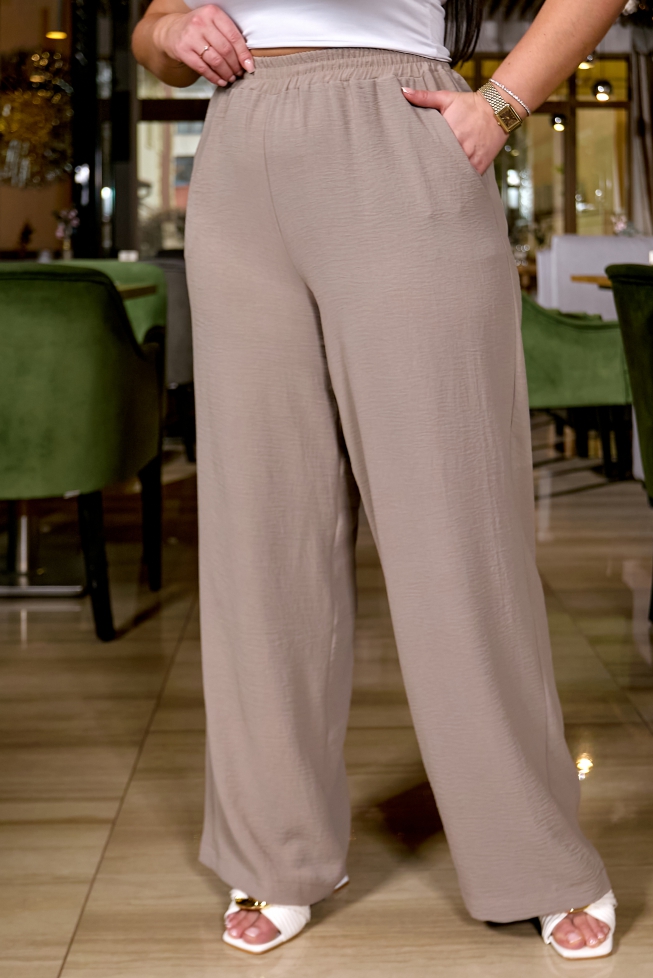 Жіночі штани палаццо Comfort мокко артикул 661